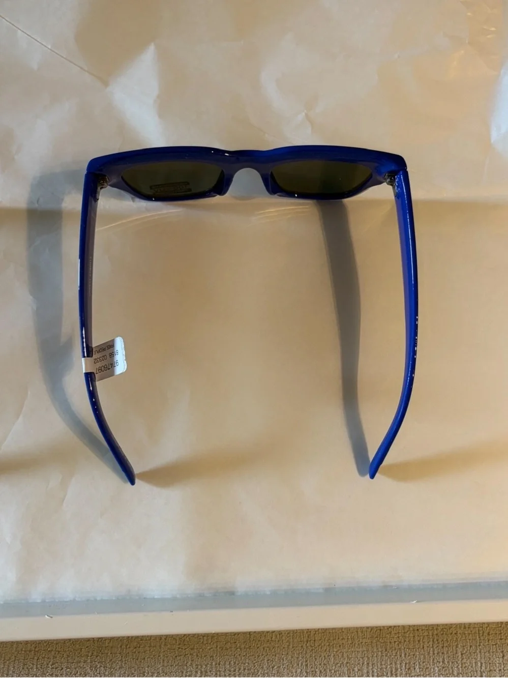 Free People Jackson Two Tone Square Sunglasses Green Blue Black Gold NEW NWT